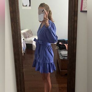 MARIE OLIVER NEW WITH TAGS. Purple sleeved dress.